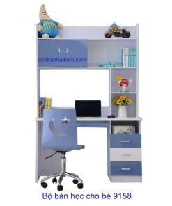 Bộ bàn học cho bé có ghế xoay MS 9158 Giá bán = 3.500.000 đ
