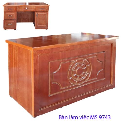 Bàn làm việc văn phòng đẹp MS 9743