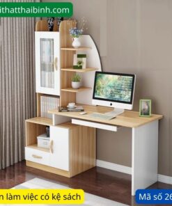 Bàn làm việc kệ sách MS 2602