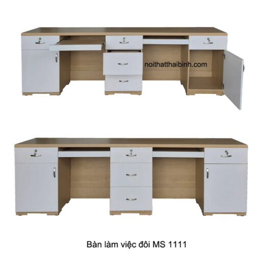 Bàn làm việc đôi MS 1111 Giá bán = 5.000.000 đ