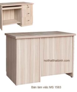 Bàn làm việc MS 1583 Giá bán= 2,600,000đ giảm còn= 2,100,000đ