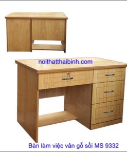 Bàn làm việc vân gỗ sồi MS 9332