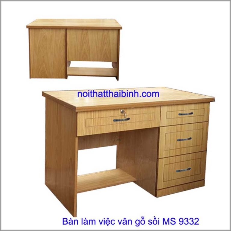 Bàn làm việc vân gỗ sồi MS 9332