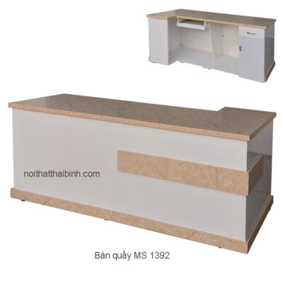 Bàn quầy đẹp MS 1392 Giá bán= 6.500.000đ giảm còn= 5.500.000đ