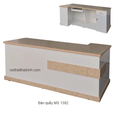Bàn quầy đẹp MS 1392 Giá bán= 6.500.000đ giảm còn= 5.500.000đ