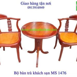 Bộ bàn trà khách sạn 2 ghế MS 1476  Giá bộ = 5.500.000đ giảm còn = 4.500.000đ