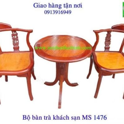 Bộ bàn trà khách sạn 2 ghế MS 1476  Giá bộ = 5.500.000đ giảm còn = 4.500.000đ