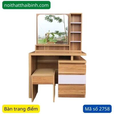 Mẫu bàn trang điểm đẹp MS 2757