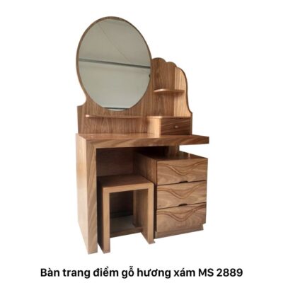 Bàn trang điểm gỗ hương xám MS 2889