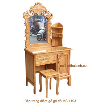 Bàn phấn gỗ gõ đỏ MS 1193 Giá bán = 7.000.000 đ giảm còn = 6.000.000 đ