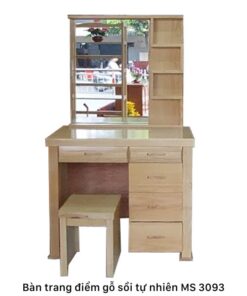 Bàn trang điểm gỗ sồi tự MS 3093 | GIAO HỎA TỐC TPHCM