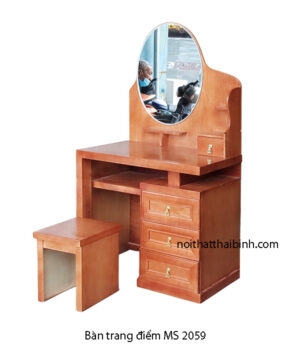 Bàn trang điểm gỗ tự nhiên MS 2059