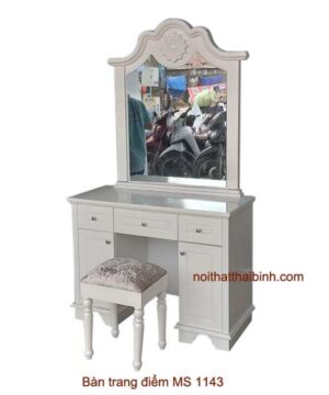 Bàn trang điểm màu trắng MS 1143 Giá bán = 4.400.000 đ giảm còn = 4.000.000 đ