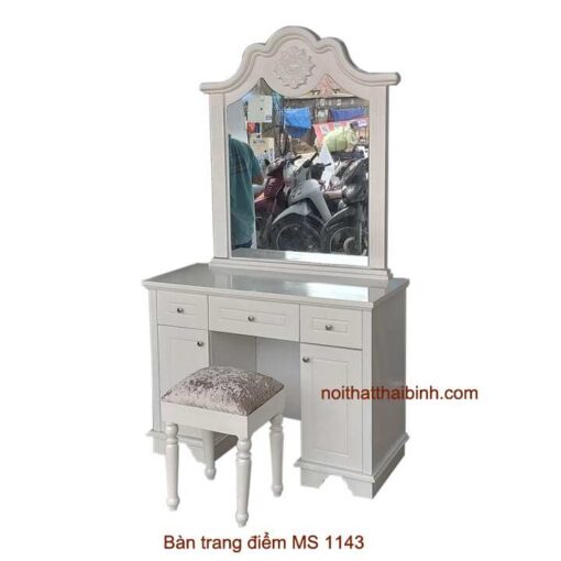 Bàn trang điểm màu trắng MS 1143 Giá bán = 4.400.000 đ giảm còn = 4.000.000 đ