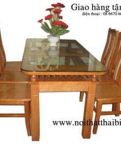 Bàn ăn gỗ xoan đào MS : 8081  Giá : 11.500.000