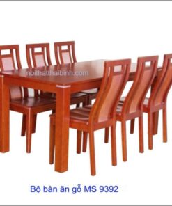 Bộ bàn ăn gỗ MS 9392 Giá bộ = 8.500.000