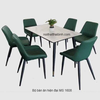 Bộ bàn ăn cao cấp MS 1608 Giá bán= 14,600,000đ giảm còn= 12,600,000đ