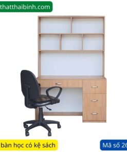 Bộ bàn học có kệ MS 2624