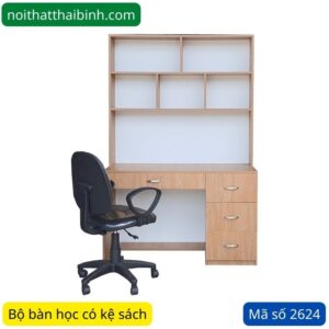 Bộ bàn học có kệ MS 2624