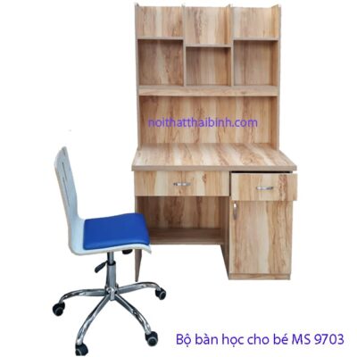 Bộ bàn học cho bé đẹp MS 9703 Giá bán 1m0 = 3.500.000