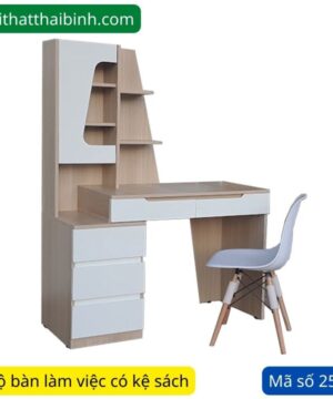 Bộ bàn làm việc có kệ sách MS 2595