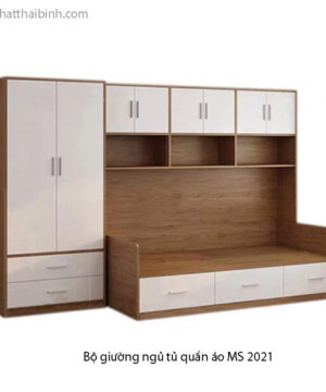 Bộ giường ngủ tủ quần áo MS 2021