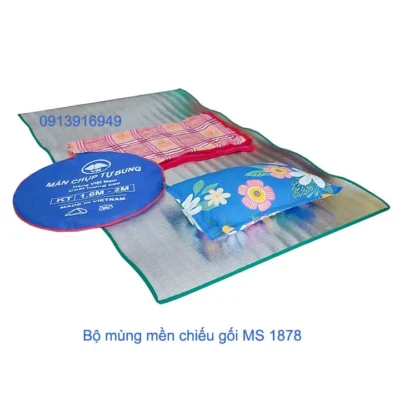 Bộ mùng mền chiếu gối MS 1878