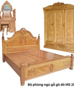 Nội thất phòng ngủ gỗ gõ đỏ MS 2880