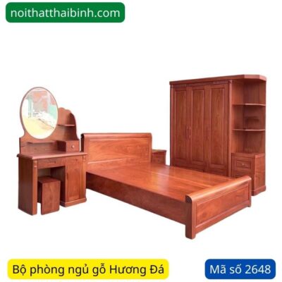 Bộ phòng ngủ gỗ Hương Đá MS 2648