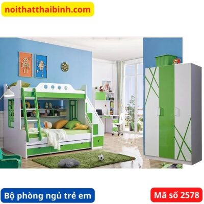 Trọn bộ phòng ngủ trẻ em MS 2578