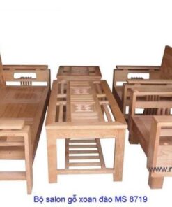 Bộ sa lon gỗ xoan đào MS : 8719 Giá : 14.200.000