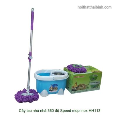 Cây lau nhà 360 độ Speed mop inox HH113