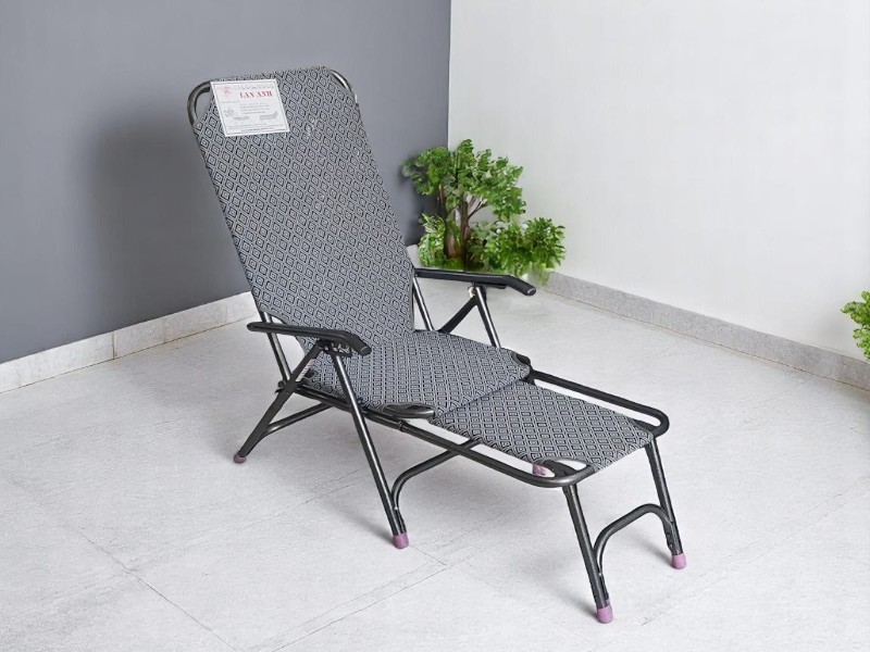 Ghế Bố Xếp Làm Giường Ngủ Tạm Thoải Mái
