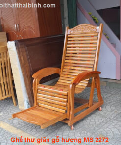 Ghế thư giãn gỗ hương MS 2272 | GIAO HỎA TỐC TPHCM