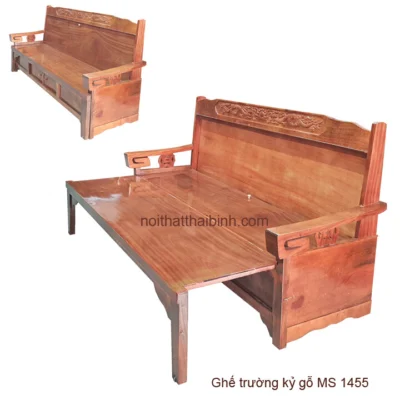 Ghế trường kỷ gỗ MS 1455 Giá bán= 8,500,000đ giảm còn= 6,500,000đ