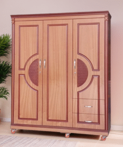 Tủ quần áo gỗ MDF vân gỗ tự nhiên MS 3169