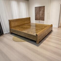 Giường gỗ công nghiệp