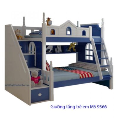 Giường hai tầng trẻ em MS 9566 Giá = 12.800.000đ
