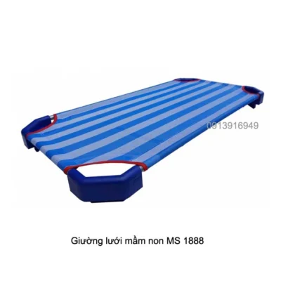 Giường mầm non vải lưới MS 1888
