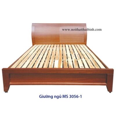 Giường ngủ gỗ kiểu Hàn Quốc MS 3056-1 Giá 1m6 = 4.500.000