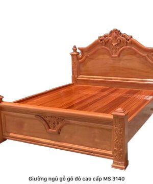 Giường gỗ gõ đỏ cao cấp MS 3140
