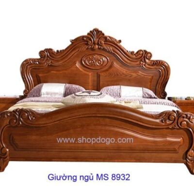 Giường ngủ gỗ căm xe MS 8932 Giá 1m6 = 32.000.000