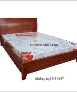 Giường ngủ vân gỗ xoan MS 9267 Giá 1m6 = 4.500.000