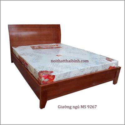 Giường ngủ vân gỗ xoan MS 9267 Giá 1m6 = 4.500.000