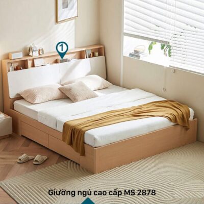 Giường ngủ hiện đại cao cấp MS 2878