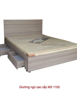 Giường ngủ có hộc kéo bên hông MS 1105 Giá bán = 5.500.000 đ
