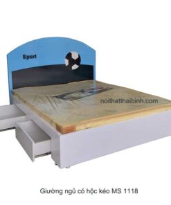 Giường ngủ có ngăn kéo MS 1118 Giá bán = 5.500.000 đ