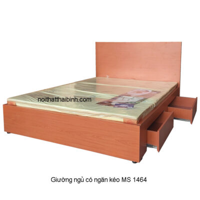 Giường ngủ có 2 ngăn kéo MS 1464 Giá bán= 6,500,000đ giảm còn= 5,500,000đ