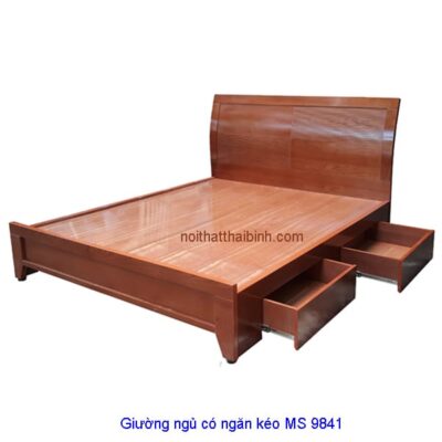 Giường ngủ đẹp có ngăn kéo MS 9841 Giá bán= 7.000.000 giảm còn= 6.000.000đ