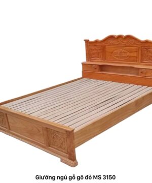 Giường gỗ gõ đỏ MS 3150